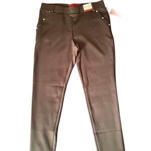 NWT Scuba Brand Black Pants with Rhinestone Embellishments